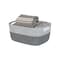 Simplify 2-Tone Decorative Large Storage Basket in Grey 26312-GREYS - alternate 2